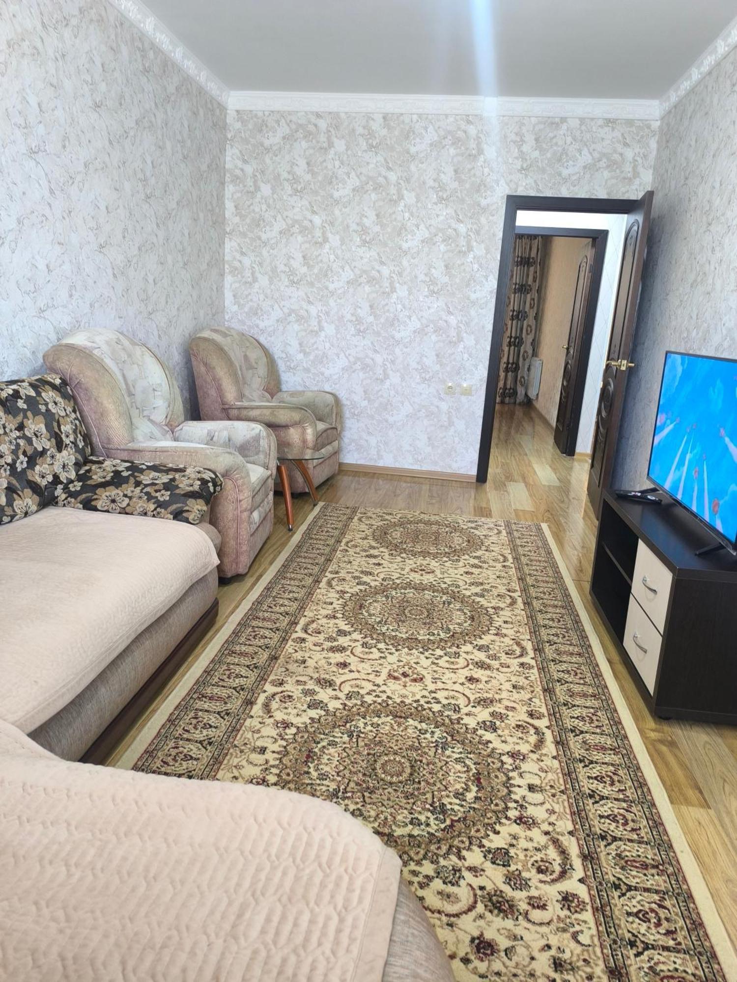 Apartment In 7 Mikrorayon อัคเทา ภายนอก รูปภาพ
